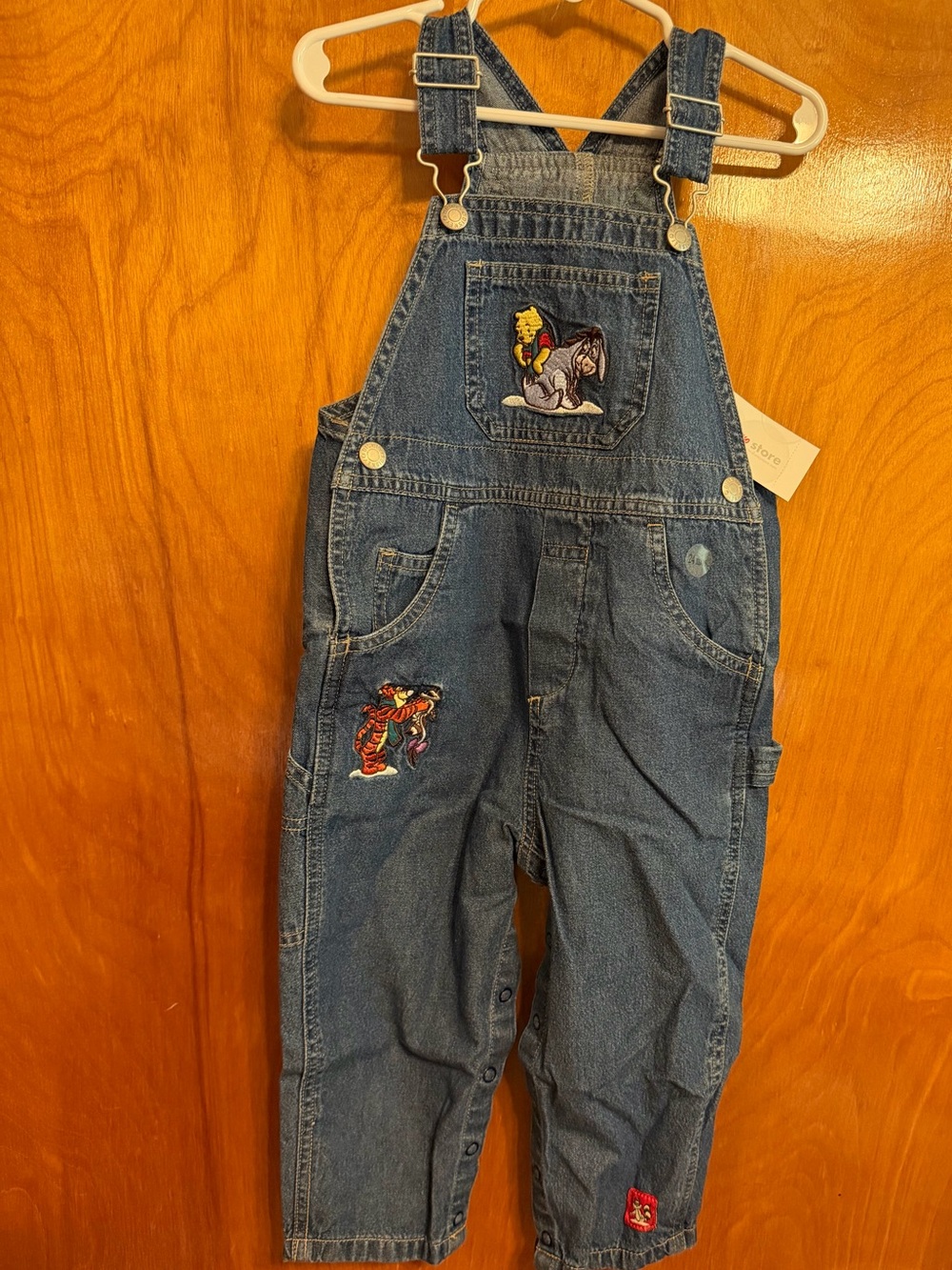 Disney Store Winnie the Pooh Overalls 24 Months NWT  Toddler Vintage Y2K